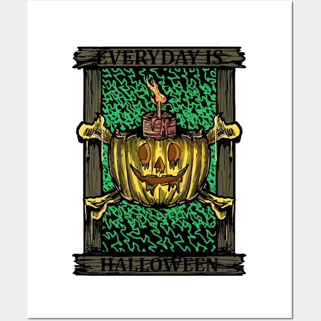 Everyday is Halloween Wall Art by DeathAnarchy